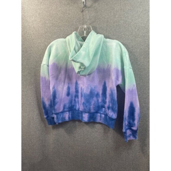 Justice Girls Tie Dye Hoodie Sweatshirt Pullover Colorful Youth - Picture 2 of 11